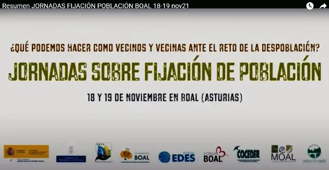 Video resumen de las Jornadas sobre Fijación de Población del pasado mes