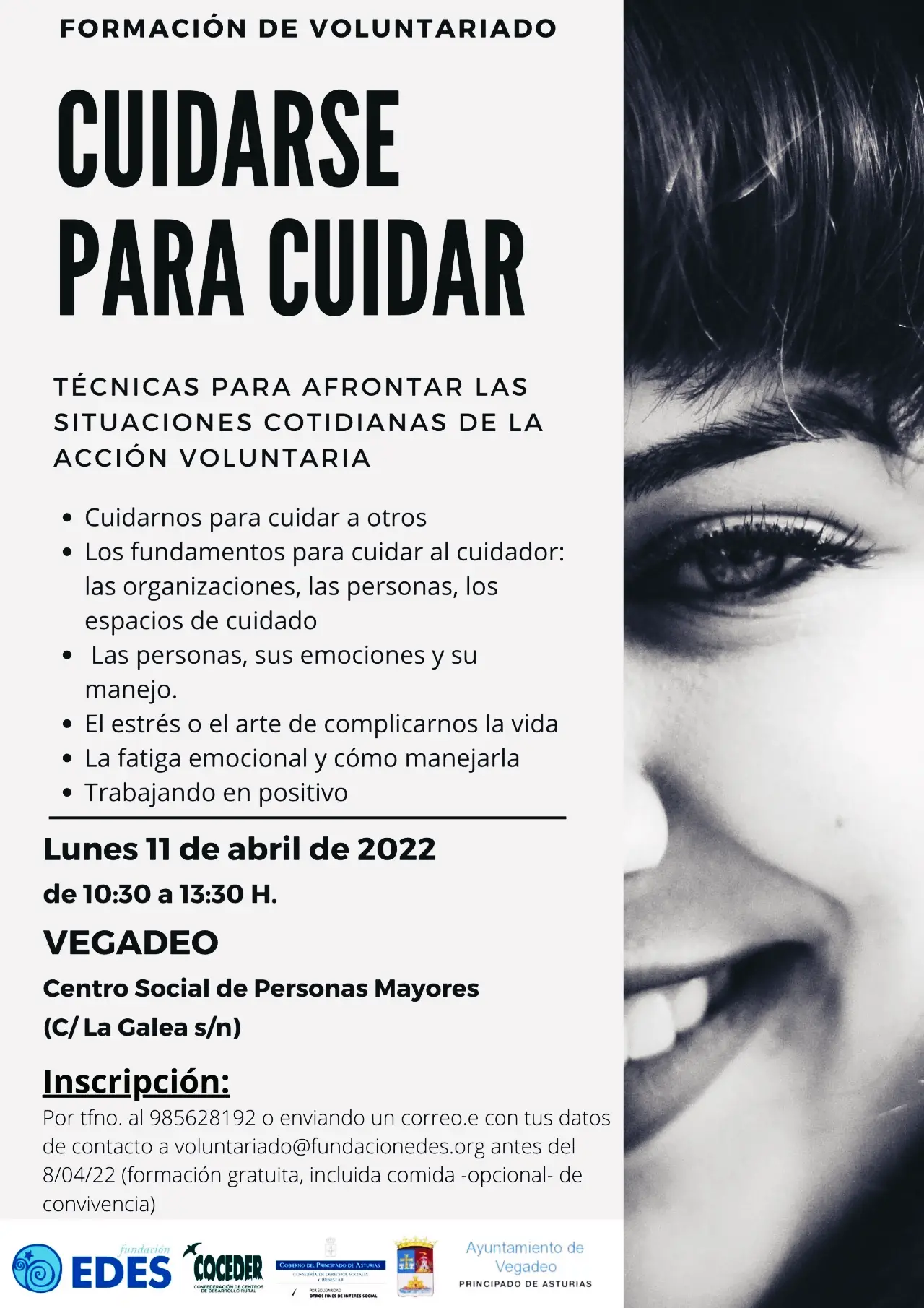 El Centro de Voluntariado organiza 2 nuevos talleres formativos para voluntariado de la comarca 