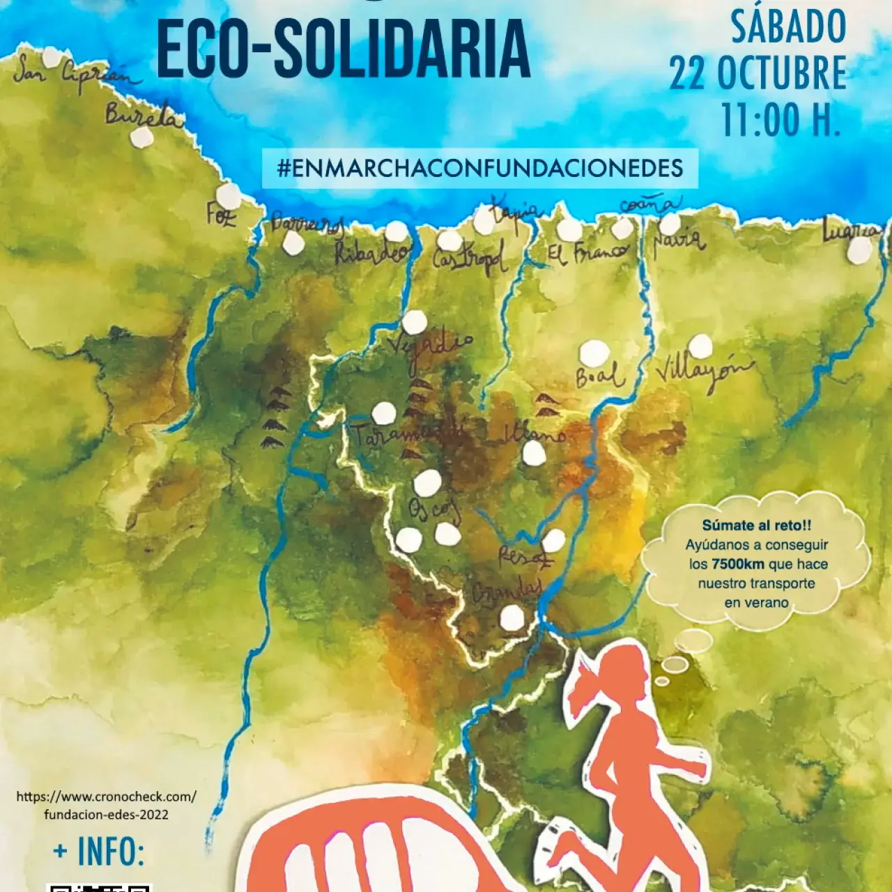 El 22 de octubre #EnMarchaConFundaciónEDES