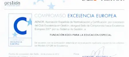 Compromiso hacia la excelencia EFQM