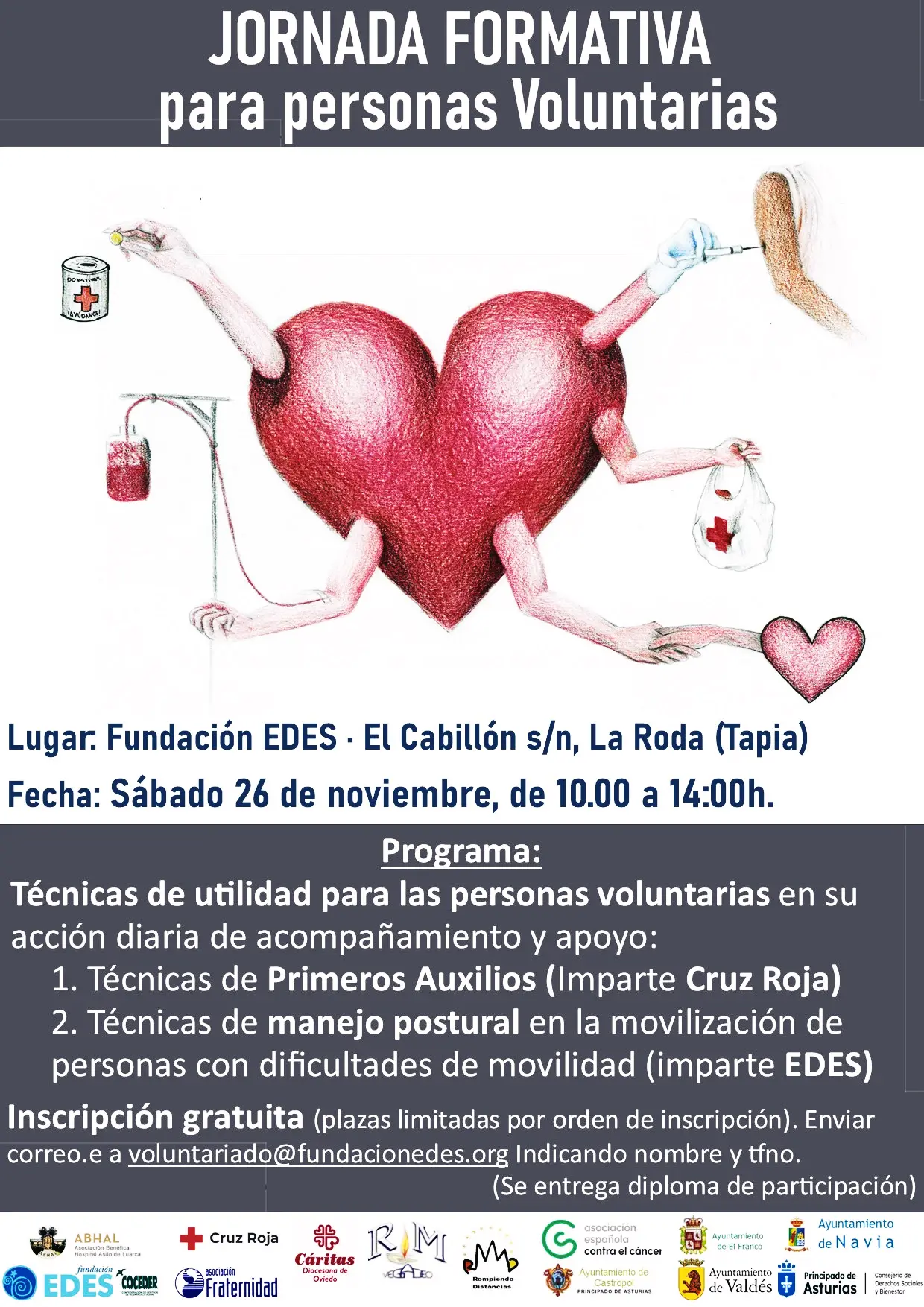 Formación técnica para las personas voluntarias del noroccidente