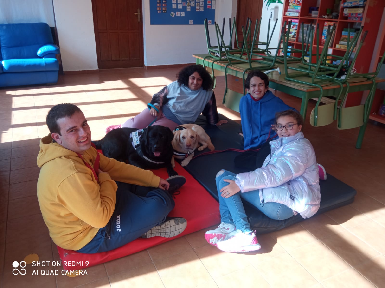 Comienzo de las sesiones de intervención asistida por perros