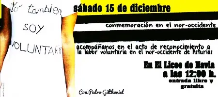Conmemoración del Día Internacional del Voluntariado en el noroccidente de Asturias