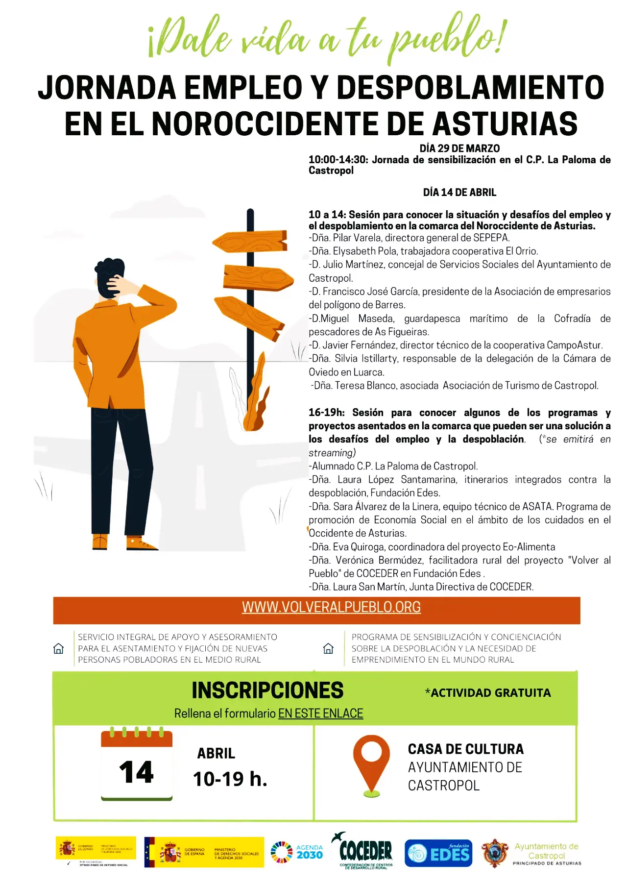 Jornadas sobre Despoblamiento y Empleo en Castropol