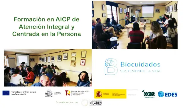 El equipo de Fundación EDES asiste a una formación de Atención Integral y Centrada en la Persona