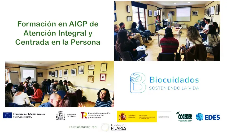 El equipo de Fundación EDES asiste a una formación de Atención Integral y Centrada en la Persona