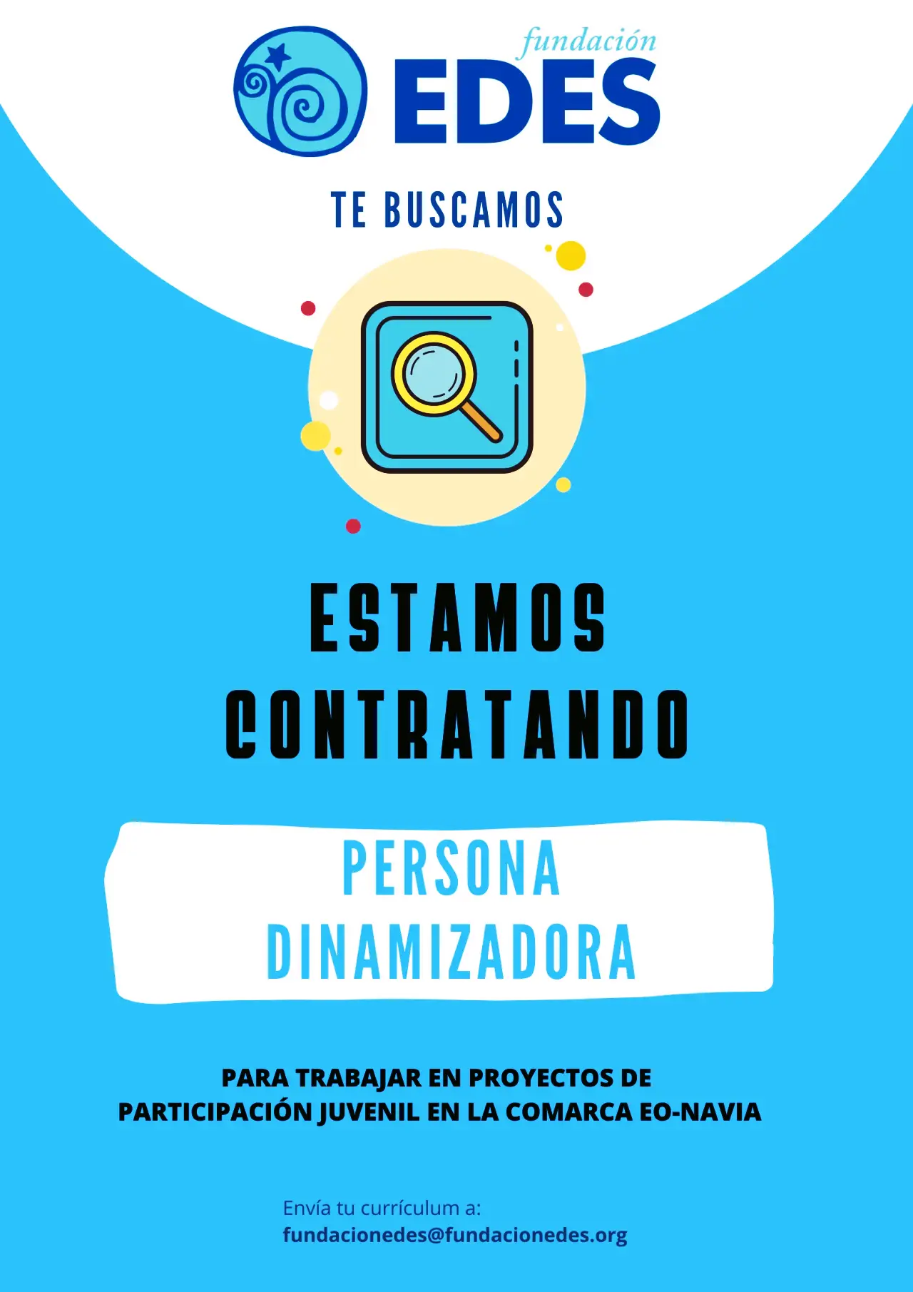 Oferta de empleo dinamización infantil y juvenil