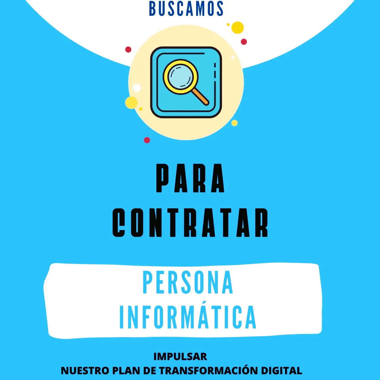 Buscamos personal