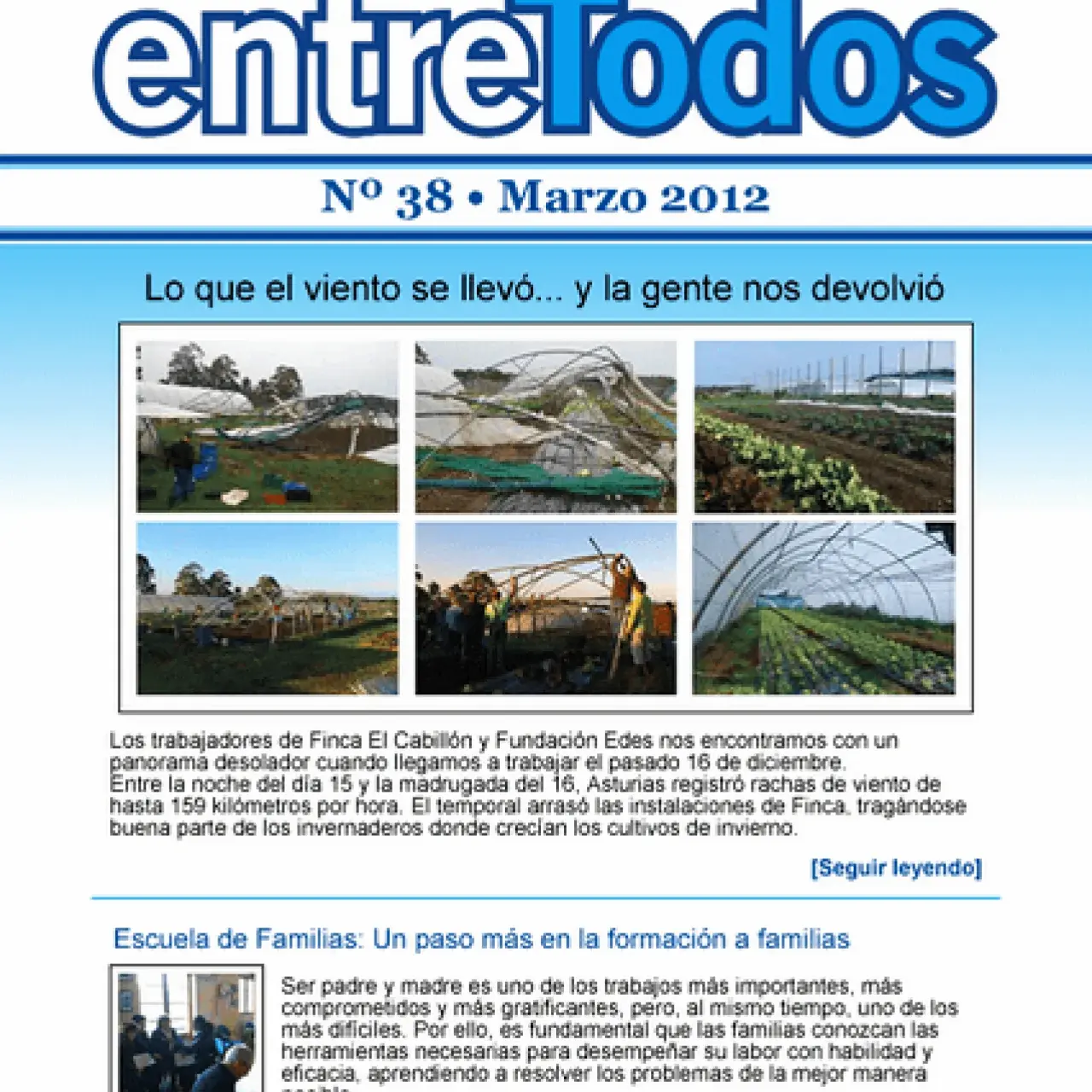 Apostamos por la edición digital del boletín EntreTodos