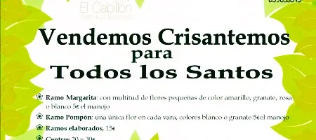 Compra en Finca El Cabillón tus flores para Todos los Santos