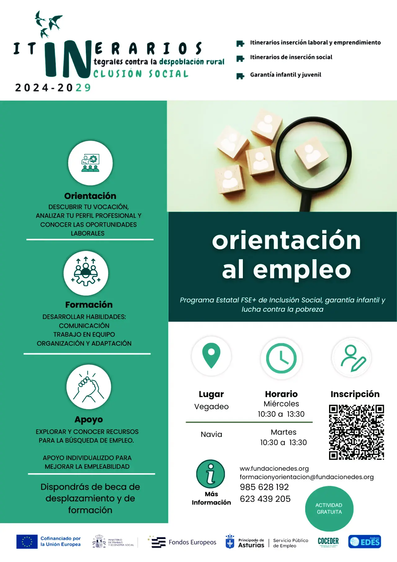 Orientación al empleo y apoyo para mejorar la empleabilidad 