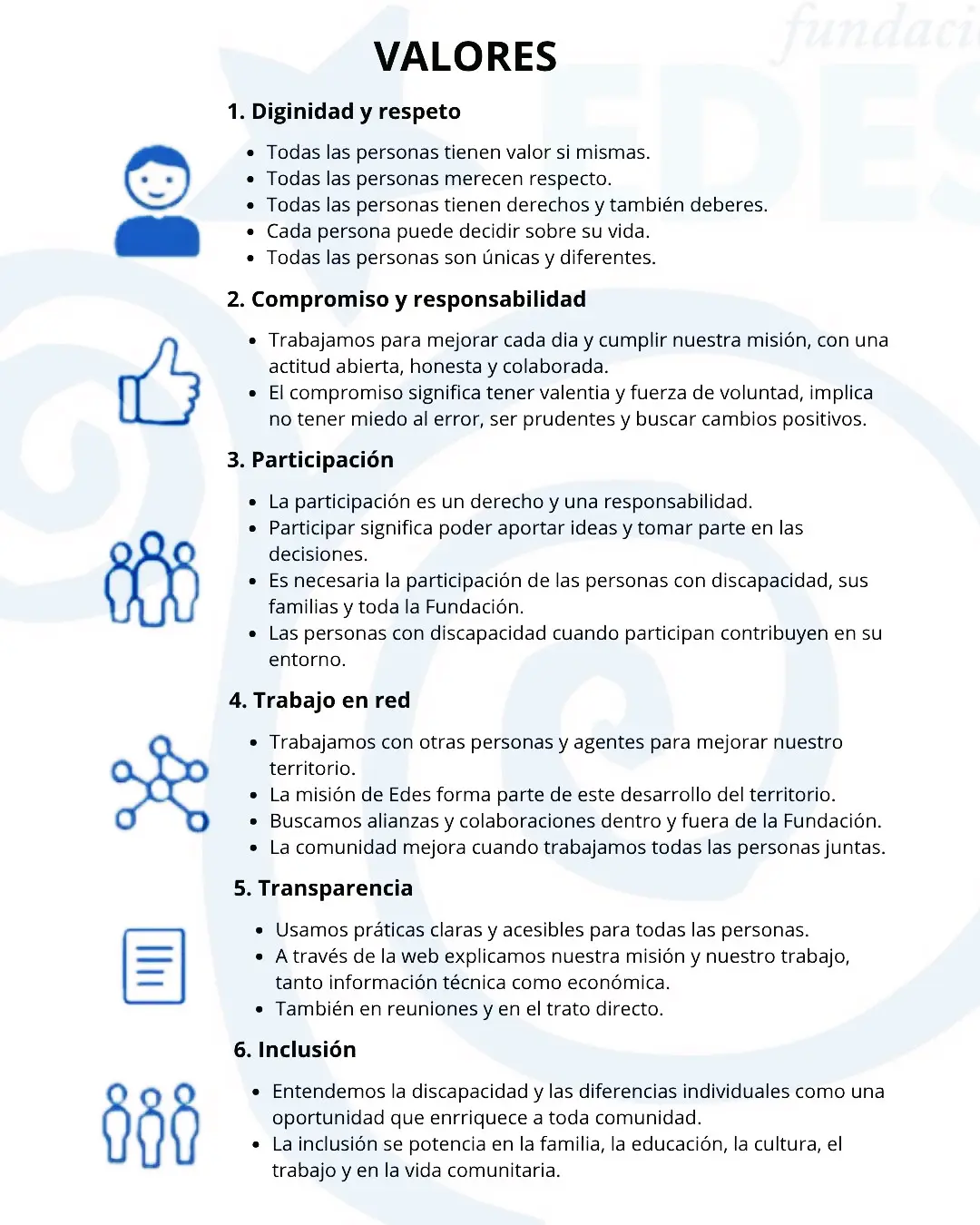 Nuestros Valores