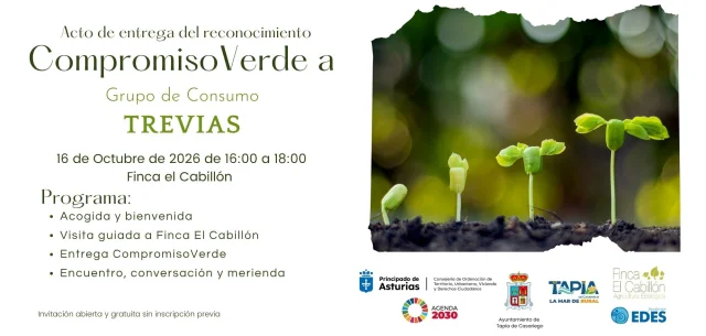 Compromiso Verde 2026 a Grupo de Consumo-Trevias