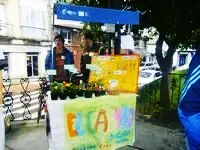 El miércoles 15 de mayo fuimos a Luarca al Mercado de Cooperativas Escolares