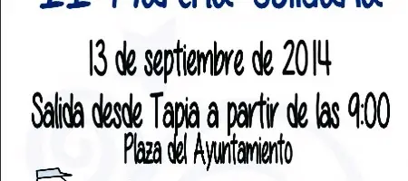 II Marcha Solidaria... Os Esperamos!