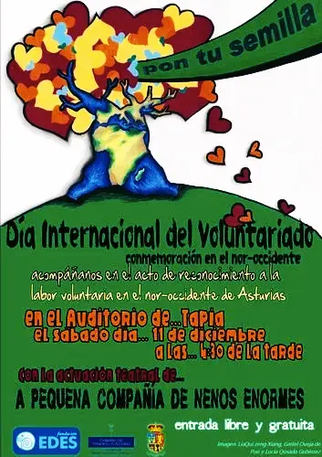 Día Internacioanl del Voluntariado. Conmemoración en el Occidente