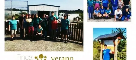 Compartiendo buenos momentos y tareas con los/as WWoofers que se acercan cada año a nuestra huerta