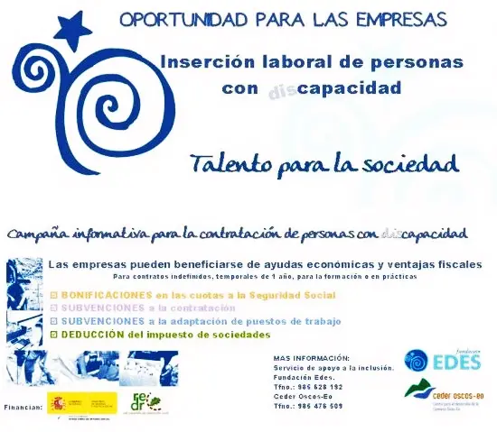 Campaña Informativa para la contratación de personas con discapacidad