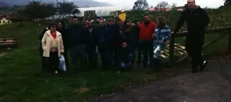 Finca El Cabillón visita la finca ecologica Brotes Verdes