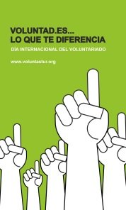 XII Concurso de Carteles Día internacional de Voluntariado 2016