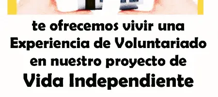 La Fundación Edes busca personas voluntarias para su proyecto  “Vida independiente”