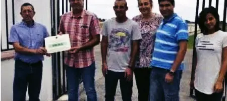 Deportistas solidarios en Coaña