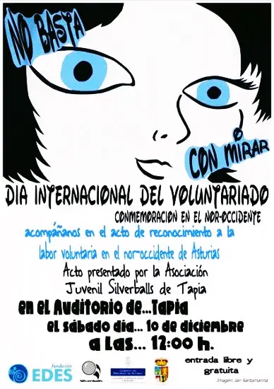 Conmemoración del Día Internacional del Voluntariado en el Nor-Occidente de Asturias
