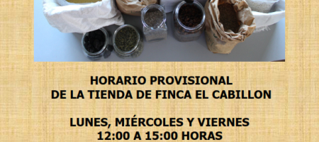 Cambio horario Tienda Finca El Cabillon