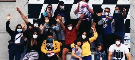 Un día en los Karts con trabajadores de La Caixa
