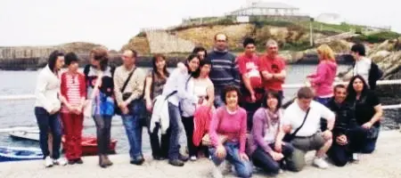 Visita del grupo de teatro Los Collacios