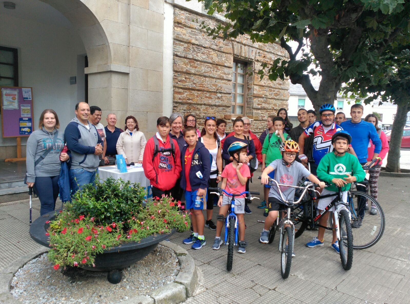 Otro buen grupo con bicis incluidas